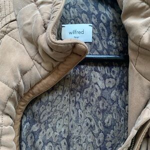 WILFRED tan quilted jacket - size 04 - worn once